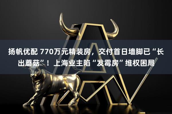扬帆优配 770万元精装房，交付首日墙脚已“长出蘑菇”！上海业主陷“发霉房”维权困局